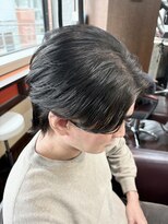 メンズサロン ダリア 恵比寿(Dahlia)&nbsp;センターパート×ミディアムウルフ