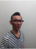 barberスタイル ちょい悪オヤジ7:3パート