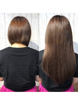 アンク クロス 関内店 シールエクステ70枚 Before after 【mifuyu】