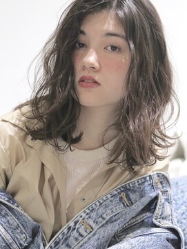 ヴィジョン(VISION) 透明感アッシュグレー＋ミディ♪