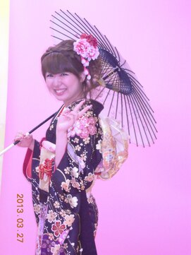 トータルビューティーサロンカワニシ まとめ髪と着付け