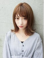 リノ 吉祥寺(Lino kichijoji)&nbsp;透明感カラー×外ハネミディアムボブ　Lino by U-REALM