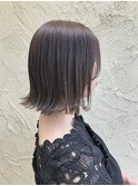 ラベンダーアッシュの外ハネボブ