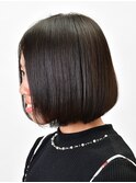 切りっぱなしボブ