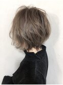 【リアルサロンワーク】ショートボブ×アッシュベージュ