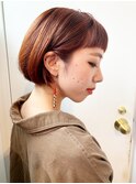 ハイトーンオレンジボブ