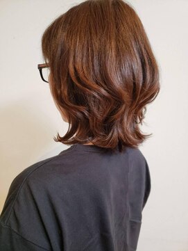 トップヘアー ガーデンヴィラ 安城(Garden Villa) 大人カッコいいレイヤーボブミディアム/ニュアンスカラー