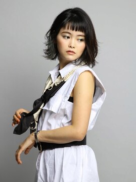 ジャックモアザン 新宿タカシマヤ店 ボブ/イヤリングカラー[新宿/新宿駅/白髪ぼかし]