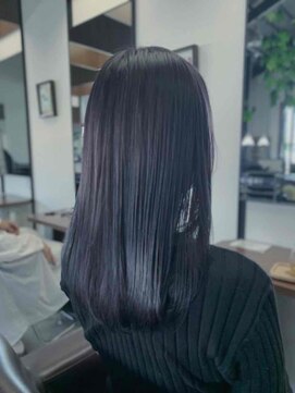 サロン クラッチ クリエイティブ コンセプト(salon CLUTCH creative concept) 顔周りレイヤースタイル〔ダークバイオレットグレー〕