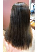 サラサラ縮毛矯正ロングヘアー