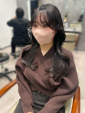 フォンド 津田沼(fond.) くびれ韓国ヘア×グレーブラウン