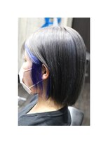 フェイスヘアーデザイン(Faith Hair Design) ブルーインナーカラー