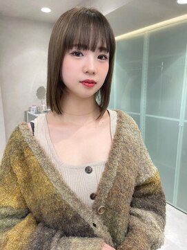 ロンド マーレ 天神大名店(Lond mare) 髪質改善トリートメント　グレージュカラー　韓国レイヤーカット