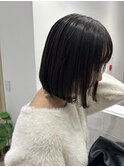 《福岡天神》肩につかないくらいのボブ