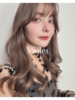 バイオレット 横浜店(Violet) 韓国大人ガーリーレイヤーカットチョコレートブラウンカラー