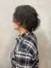 メンズカット＋デザインパーマ＊スパイラル等※マイクロバブル付　￥14.300