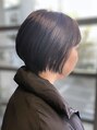 ニカイ(2F)&nbsp;【丸みショートボブ】襟足スッキリで扱い易い◎柔らかな印象に!