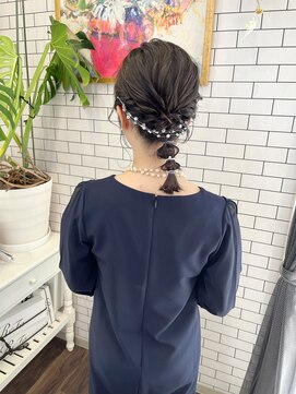 リール(THE RIRE.) ＊THE  RIRE.  ボブ×編みおろしアレンジ＊