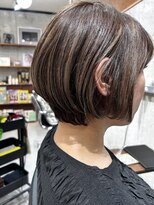トープ(TOPU)&nbsp;ショートボブ/大人ショート/ハイライト/白髪ぼかし／カラー