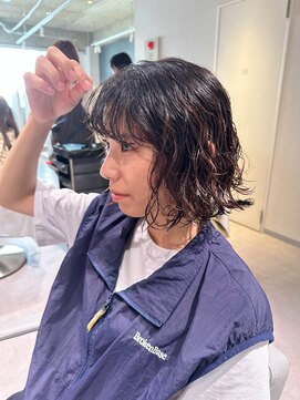 アム(amu) ボブパーマ/パーマボブ/ウェーブボブ/前髪パーマ/ウェーブヘア