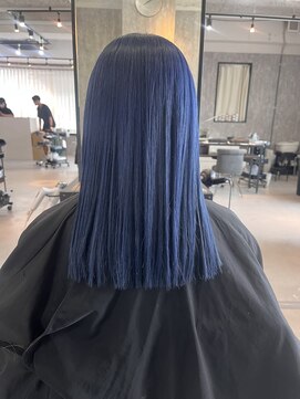 タイドヘアー 高槻2号店(TIDE HAIR) ブルーカラー