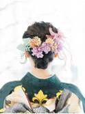 成人式ヘアセット♪