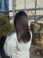 アクセル エルヴェ 鹿沼店(AXCEL E'LEVER)&nbsp;髪の表面だけを黒で残したアンブレラカラー