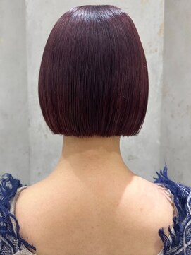 ロンド ボーイ 表参道(Lond BOY) 似合わせカット×韓国ボブ縮毛矯正ブリーチなし[表参道]