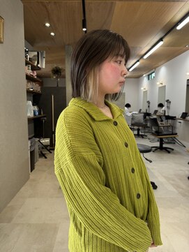 サンドット(Sun.) インナーカラー/ハイトーンベージュ/髪質改善