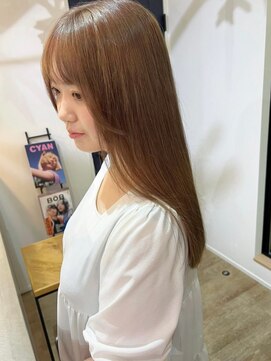 アーブル ヘアーアンドメイク(ARBRE) ダブルカラーベージュカラー髪質改善トリートメント