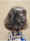 40代50代60代×ボブウェーブ×クリープパーマ×ヘアマニキュア