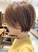 30代40代50代絶壁解消ひし形小顔前下がりショートボブ