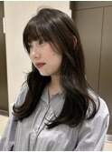 オリーブベージュ/顔周りカット【SYUK高円寺】mika