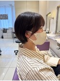 ショートボブ　京都美容室　進詩織