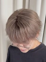 ヘアー ワークス ボナ 前橋店(HAIR WORKS bona.)&nbsp;クールなのにどこか柔らかい印象◎マッシュハイトーン
