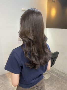 ヌープヘアーアイス(NUUP.hair ici) 大人可愛い!髪質改善カラーオリーブグレージュ◎レイヤー小顔