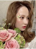 ローズの様なピンクベージュ