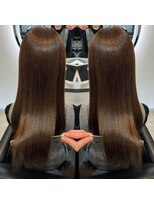 アンダーバーホワイト(_white) ハイライトブリーチ髪質改善トリートメントエクステ神戸三宮