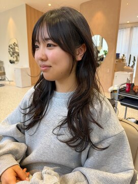 オン キャナルシティ博多前店(on) 【晴音】ロングレイヤー/顔まわりレイヤー/ロング/10代