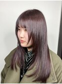 ロングウルフカット/レイヤーウルフ/顔まわりレイヤーカット