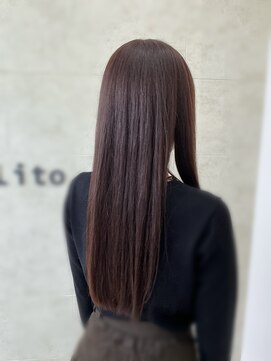 プリート Pulito ピンクブラウンカラー