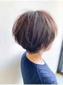 大人ショートボブ 【大人ショート/髪質改善/吉祥寺/縮毛矯正】