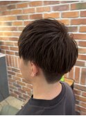MEN’S HAIR/波巻きツイストスパイラル/リバースセンターパート