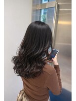 エアー 銀座タワー(AIR)&nbsp;レイヤーカットトリートメント艶髪韓国風ミディアムレイヤー