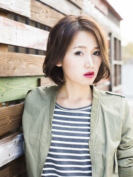 アグラン 梅田本店(a Gland) ゆるカールボブ