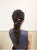 【ヘアセット専門店Mature】編み込みダウンスタイル♪