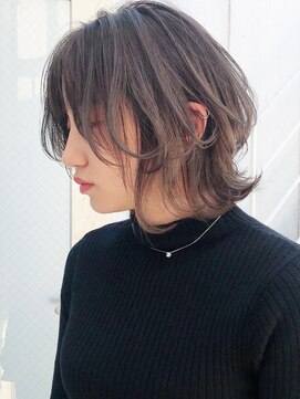 アルバム 渋谷パルコ(ALBUM) ハイグラシルバーアッシュレイヤーウルフ_スリークボブ_ba284313