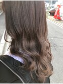 透明感ミルクティーグレージュ(ブリーチ1回)