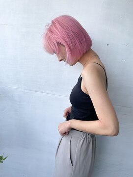 リノショアーズ ショウナン 辻堂店(RinoShores SHONAN) 大人美人イメチェン大人クールボブこなれヘアチェリーピンク