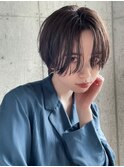 大人かわいいハンサムショートマッシュ似合わせカット前髪パーマ